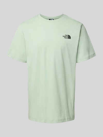 The North Face T-Shirt mit Label-Print Mint 2