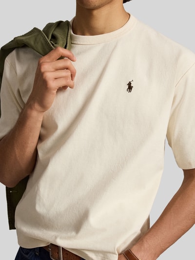 Polo Ralph Lauren Regular Fit T-Shirt aus reiner Baumwolle Beige 6
