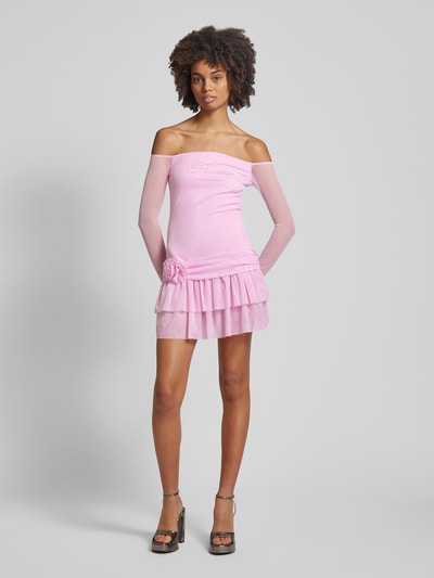 Review X GNO Mini-jurk met strass-steentjes - REVIEW X GNO Felroze - 1