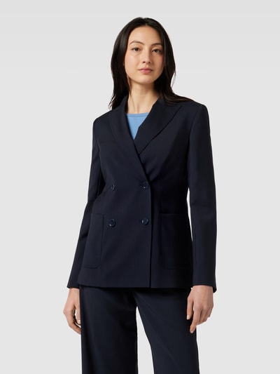 Weekend Max Mara Blazer aus Schurwolle mit Reverskragen Modell 'NERVOSO' Marine 4