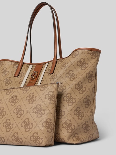 Guess Handtasche im Logo-Design Modell 'ERENIA' Hellbraun 3