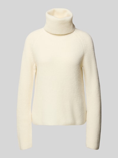 BOSS Orange Regular Fit Rollkragenpullover aus Woll-Alpaka-Mix Modell 'FALODINA' Offwhite 2