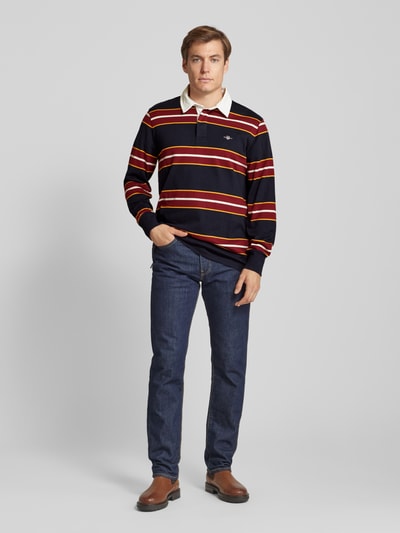 Gant Sweatshirt mit Label-Stitching Marine 1