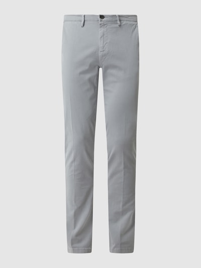 Baldessarini Slim fit chino met stretch, model 'Jorck' Lichtgrijs - 2