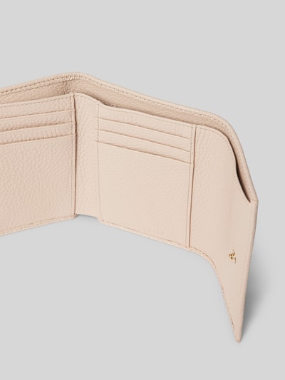 Coccinelle Portemonnaie mit Label-Applikation Rose 3