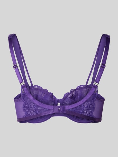 Triumph Balconettebeha met kant, model 'Palina Moonlight Kiss' Paars - 3