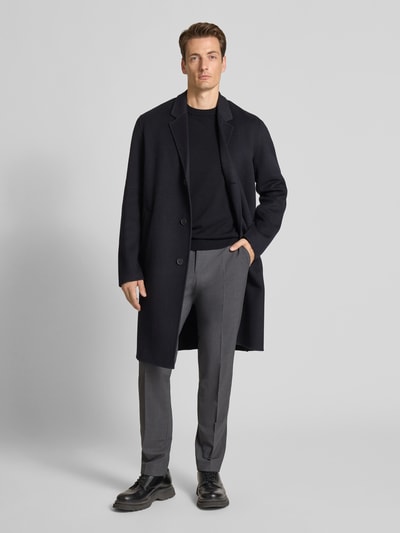 ARMANI EXCHANGE Sweter z dzianiny z okrągłym dekoltem Granatowy 1