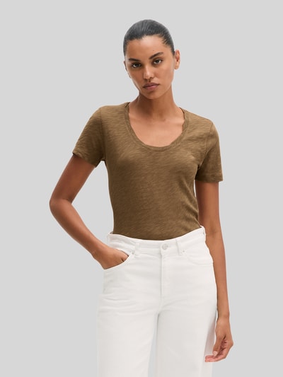 Marc O'Polo Regular Fit T-Shirt aus reiner Baumwolle Hazel 4