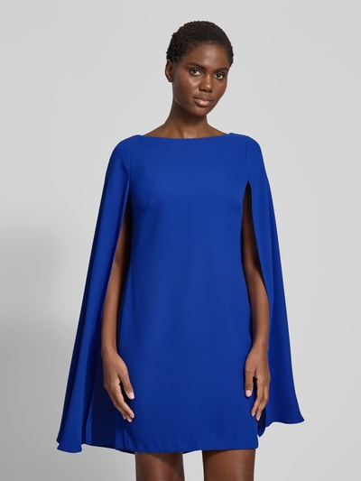 Lauren Ralph Lauren Cocktailjurk met ronde hals model 'PETRA' Koningsblauw - 4