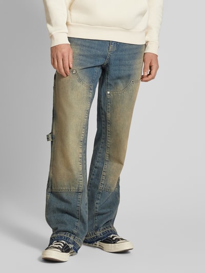 EIGHTYFIVE Flared Jeans mit französischen Eingrifftaschen Jeansblau 4