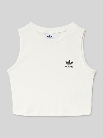 adidas Originals Tanktop in Ripp-Optik Weiss 1