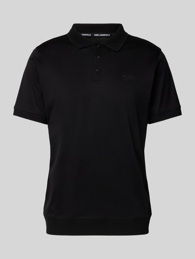 Karl Lagerfeld Poloshirt mit Logo-Print Black 2