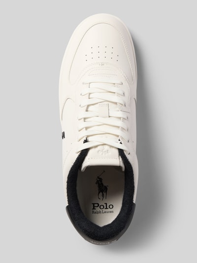 Polo Ralph Lauren Low-top-sneakers van echt leer Wit - 3