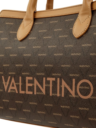 VALENTINO BAGS Handtas met logomotief, model 'Liuto' Middenbruin - 2