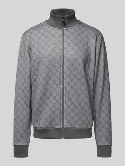 JOOP! Collection Sweatjack met all-over motief, model 'Tayfon' Zwart - 2