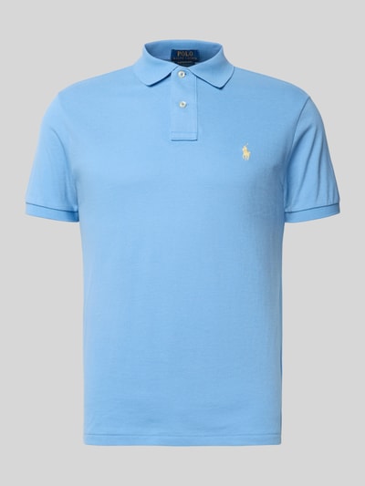 Polo Ralph Lauren Poloshirt met labelstitching Lichtblauw - 2