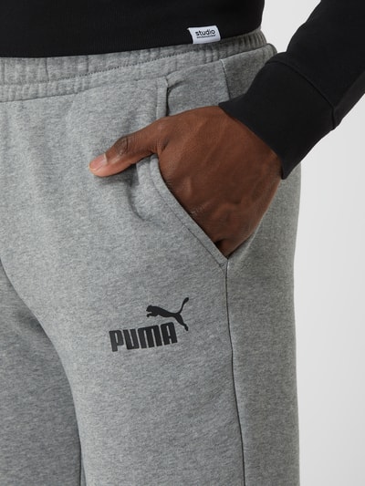 PUMA PERFORMANCE Spodnie dresowe o kroju regular fit z mieszanki bawełny  Średnioszary 3