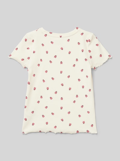 Tom Tailor Regular Fit T-Shirt mit Rundhalsausschnitt Offwhite 3