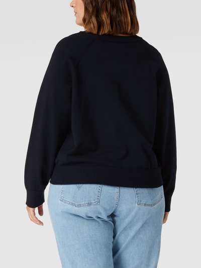 Tommy Hilfiger Curve PLUS SIZE Strickpullover mit Rundhalsausschnitt Marineblau 5