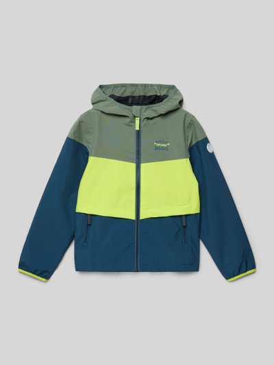 Killtec Funktionsjacke mit Statement-Print Gelb 1