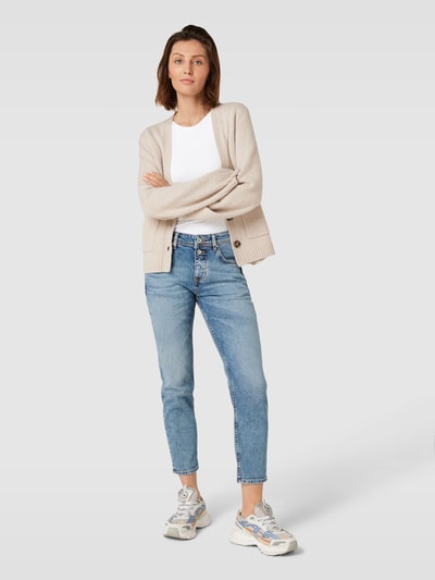 Marc O'Polo Boyfriend Fit Jeans mit Label-Details Hellblau 1