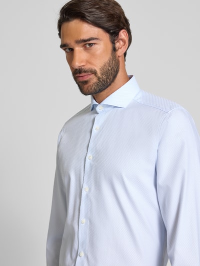 OLYMP Level Five Slim fit zakelijk overhemd met haaikraag Bleu - 3