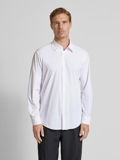 ARMANI EXCHANGE Regular Fit Freizeithemd mit Kentkragen Weiss 4