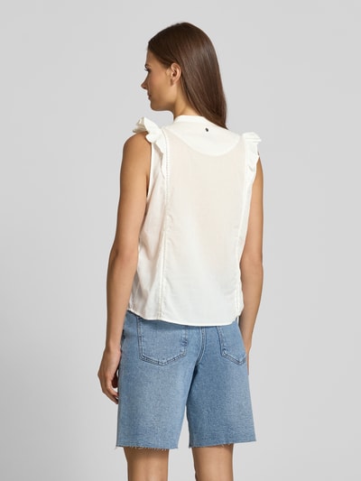 BOSS Orange Bluse mit Rundhalsausschnitt Modell 'Bantiana' Offwhite 5