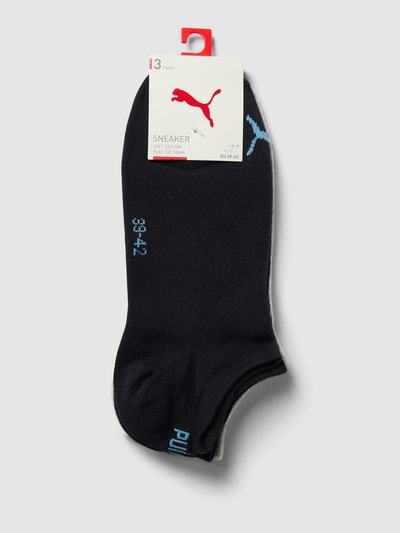 Puma Socken mit elastischem Bündchen im 3er-Pack Hellblau 3