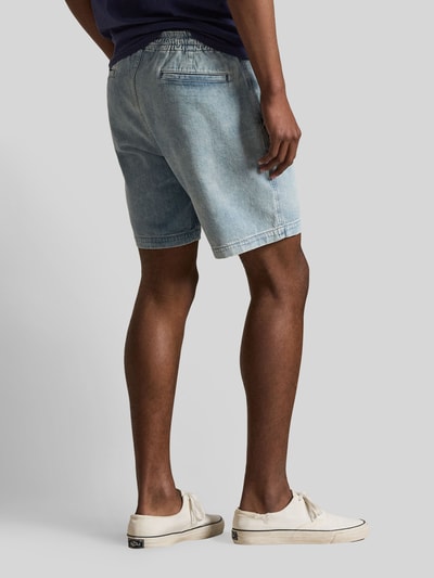 Polo Ralph Lauren Regular Fit Jeansshorts mit Tunnelzug Hellblau 5