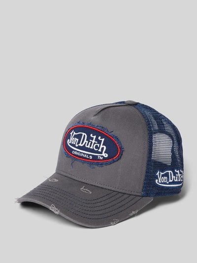 Von Dutch Trucker Cap im Destroyed-Look Modell 'KALMAR' Dunkelgrau 1