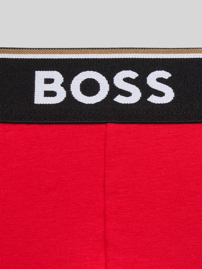 BOSS Boxershort met elastische band met logo in een set van 3 stuks Marineblauw - 2