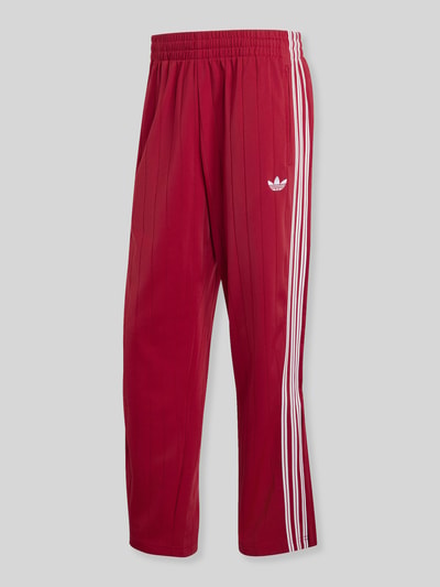 adidas Originals Regular Fit Sweathose mit Kontraststreifen Modell 'FIREBIRD TP DN' Bordeaux 2