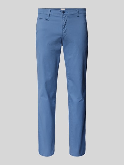 Brax Regular Fit Chino mit Paspeltasche Modell 'FABIO' Jeansblau 2