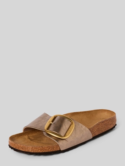 Birkenstock Slippers met doornsluiting, model 'Madrid' Taupe - 1