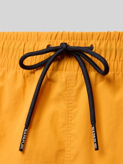 Napapijri Badehose mit seitlichen Eingrifftaschen Modell 'IAATO' Orange 2