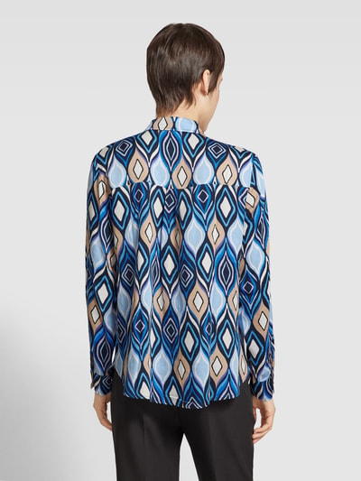 Betty Barclay Bluse mit grafischem Muster Blau 5