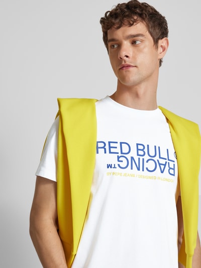 RED BULL RACING X PEPE JEANS RED BULL RACING x Pepe Jeans - T-Shirt mit Label-Print Weiss 3