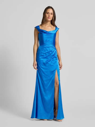 Luxuar Abendkleid mit Beinschlitz Royal 4