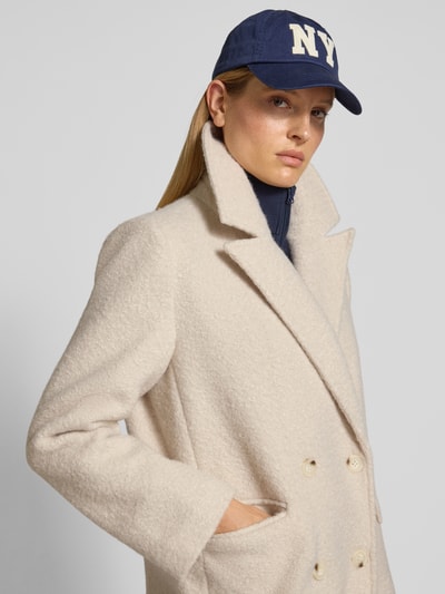 Gina Tricot Relaxed Fit Mantel mit Reversragen Offwhite 3