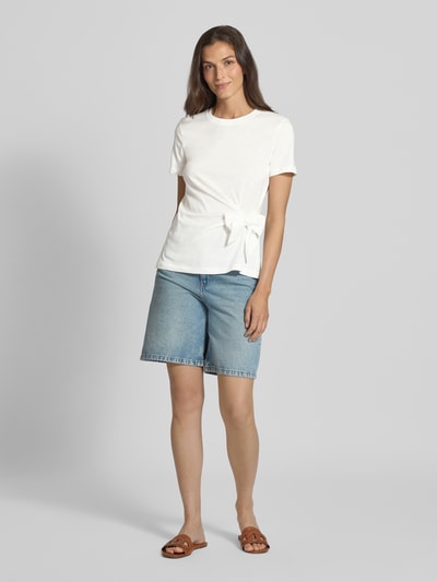 Tommy Hilfiger  Regular fit T-shirt van puur katoen Ecru - 1