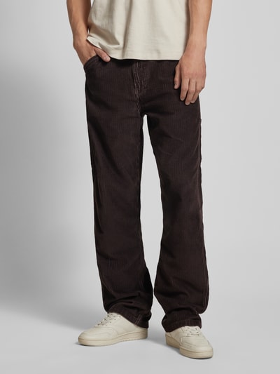 Levi's® Stoffen broek met steekzakken Donkerbruin - 4