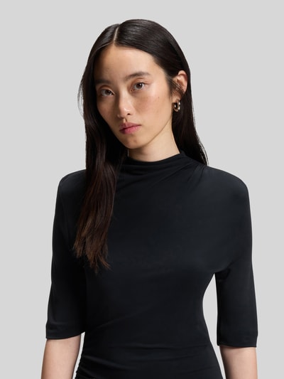 BOSS Kleid mit verdecktem Reißverschluss Marine 3
