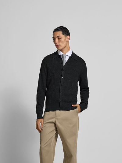 Filippa K Strickjacke mit Knopfleiste Black 4