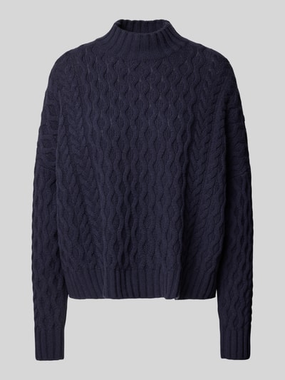 Weekend Max Mara Boxy Fit Strickpullover aus reiner Schurwolle Modell 'YARD' Marine 2