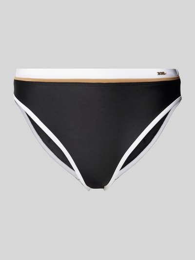 BOSS Bikini-Hose mit Label-Applikation Modell 'BOSS CODES' Black 1