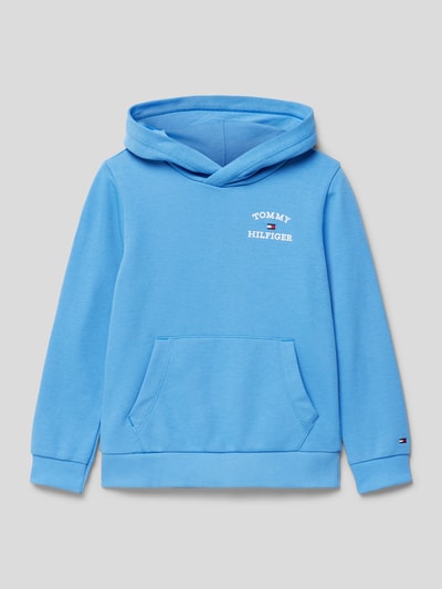 Tommy Hilfiger Teens Comfort Fit Hoodie mit Logo-Stitching Bleu 1