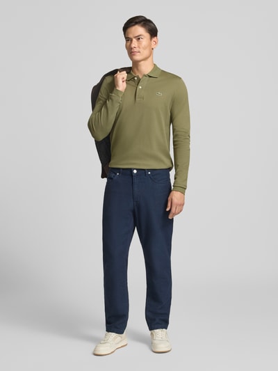 Lacoste regular fit poloshirt van puur katoen Kaki - 1