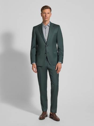 HUGO Slim Fit Businesshemd aus reiner Baumwolle Modell 'KENNO' Dunkelgruen 1