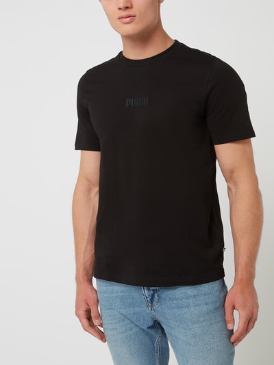 PUMA PERFORMANCE Regular fit T-shirt van katoen  Zwart - 4